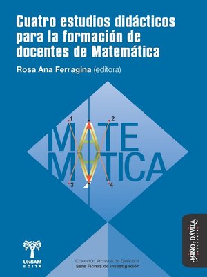 cover image of Cuatro estudios didácticos para la formación de docentes de Matemática